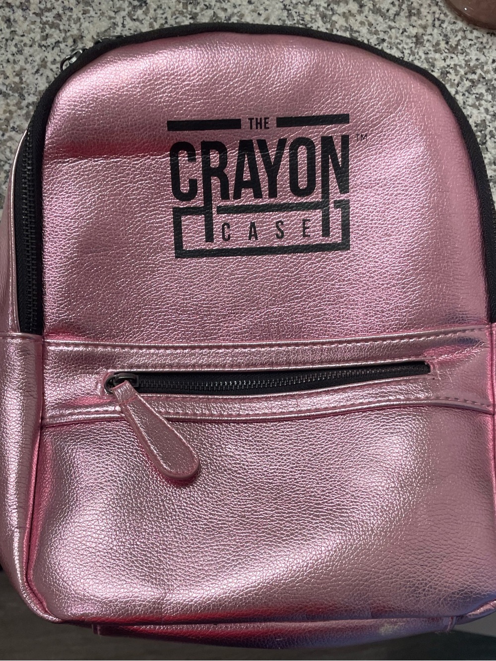 Makeup Metallic Pink Women's Backpack carry-all